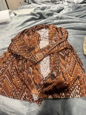 CATO Women's Long Sleeve Open Front Multi Color Size XL Blouse Top Cardigan Women's Cardigan price