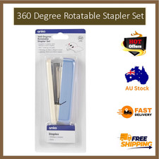 New 360 Degree Rotatable Stapler Set With 1000 Staples For Office, School, Home Stapler price