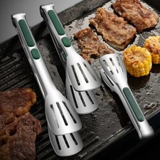 Stainless Steel Food Tongs Meat Bread Clip Barbecue Grill  Kitchen Accessories Grill & Barbecue Accessories price