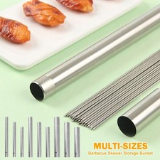 Multi-size Barbecue Grill Stick Storage Bucket  Barbecue Accessories Grill & Barbecue Accessories price