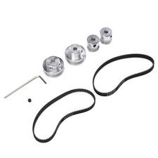 2 Sets  Timing Belt Idler Pulley Aluminum Synchronous Wheel Kit for 3D4216 Timing Belt Sets price