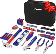 WORKPRO Home Tool Kit 100 Piece Kitchen Drawer Household Easy Carrying Pouch Tool Bag & Cabinet price
