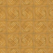 Dolls House Versailles Small Panel Parquet Wood Effect Flooring Parquet price