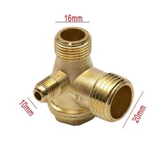 3-Way Air Compressor Valve Male Threaded Non-Return Check Parts Connector Tool Air Compressor price