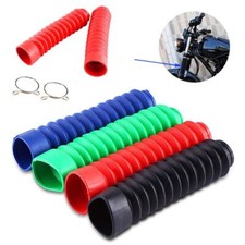2 Shock Covers Motorcycle Rubber Front Fork Gaiters Dust Cover Boots Motorcycle Covers price