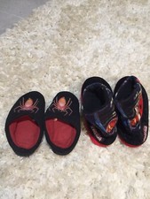 Mixed Lot Boys Slippers Slip On Size 9 Boot Slipper Size 12 Spiderman Superhero. Boys' Slippers price