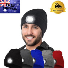 With USB LED Beanie Hat Unisex Knitted Caps New LED Luminous Cap Lighting LED Lighting price