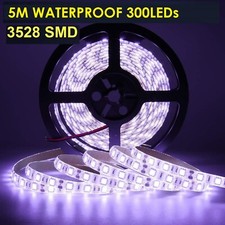 5M LED Strip Lights 12V 3528 SMD Waterproof Cool White 300 LEDs Lighting New LED Lighting price