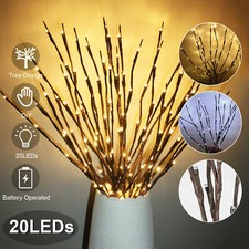 Romantic 20 LED Willow Branch Lamp Floral Fairy Light Home Party Lighting Decor LED Lighting price