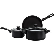 3 Piece Cookware Set Fry Pan Saucepan Pot Non-stick Carbon Steel Fry Pan Cooking Pot / Pan Sets price