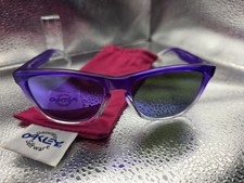 Oakley Frogskins Purple/Clear Fade w/ Violet Iridium Lenses 24-224 Unisex Sunglasses price