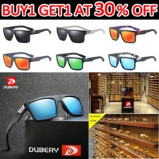 DUBERY Men's Polarized Sunglasses Square Frame Sports Driving Sun Glasses UV400 Men's Sunglasses price