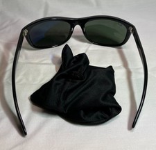 RAY-BAN   4089 601/58 3P  black polarized BALORAMA  wrap sunglasses Men's Sunglasses price