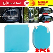8Pcs Car Side Rearview Mirror Protector Film Waterproof Anti-Fog Rain-Proof AU. Car Window Film price