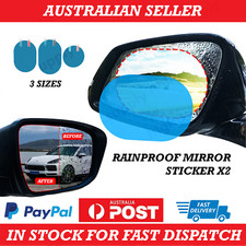 2Pcs Rainproof Car Rearview Mirror Sticker Anti-fog Protective Film Rain Shield Car Window Film price