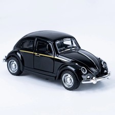 1 pc 1:36 Alloy Retro Beetle Car Model Pull Back Double Door Toy Collectible Toy Cars price