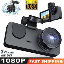 Rechargeable Wireless Dashcam Front and Rear Camera System, 360 1080P Dash Cam Car Video Systems price