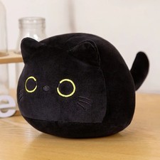 Kawaii Black Cat Plush Toy Cute Stuffed Animal Keychain Soft Plushie Doll Plush Toys price