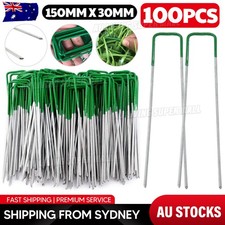 Primeturf Synthetic Artificial Grass Pins Fake Lawn Turf Weedmat U Pegs Plants Artificial Grass price