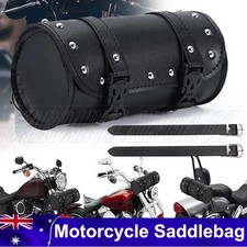 Universal Fork Bag For Harley Leather Tool Round Motorcycle Saddlebag Handlebar Motorcycle Bags price