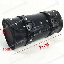 Motorcycle Front Fork Tool Bag SaddleBag Storage Pouch Luggage Handlebar Leather Motorcycle Bags price