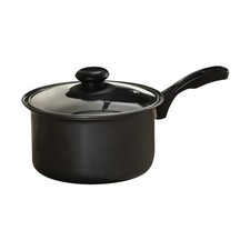 NEW Carbon Steel Saucepan w/ Glass Lid Non-Stick Multi Purpose Sauce Pan 18cm* Pans price