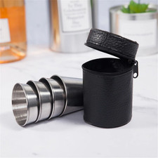 4/6Pcs Stainless Steel Cups Mini Shot Glass Beer Cup Metal Wine Cup Coffee Tumbl Cup / Glass / Coffee Set price