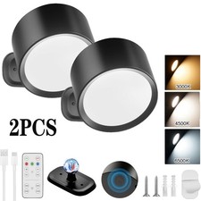 Modern LED Wall Lamp Rechargeable 360° Rotating Magnetic Sconces Light Dimmable Wall Sconces price