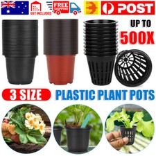 Bulk Plastic Plant Flower Pots Nursery Seedlings Garden Plant Pot Container AU Pots price