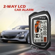 Universal 12V 2-Way Car Alarm Security System Remote Engine Start Anti-hijacking Car Alarm & Security price