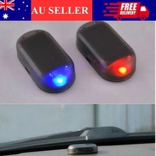 Solar Power Car LED Fake Dummy Alarm Warning Security Anti Theft Flashing Light Car Alarm & Security price