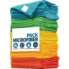 3x Microfibre Cleaning Cloth Microfiber Dish Car Gym Towel Glass Absorbent Towel Car Cleaning Cloths price