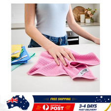 New 5 Pack Microfibre Cloth Bright Car Kitchen Glass Cleaning Towel Washing Au Car Cleaning Cloths price