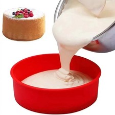 4/6/8 Inch Silicone Round Cake Pan Tins Non-stick Baking Tray Bakeware Mould DIY Cake Pans price