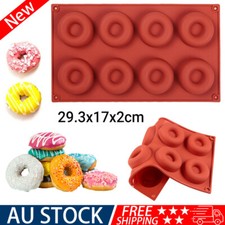 8 Cavity Donut Silicone Mould Doughnut Chocolate Pan Tray Mold Baking Cake Mold Cake Pans price