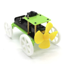 Fan Powered Car Base DIY Battery Powered with Switch Non-Assembled Model Build P Battery-Powered Car price