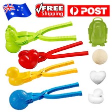 Winter Football Snowball Maker Clip Kids Outdoor Sports Snow Sand Mold Toys AU Outdoor, Sea and Sports Toys price