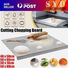 50/60/70/80cm Stainless Steel Cutting Chopping Board Pastry Bench Protector AU Cutting Boards price