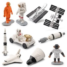 10Pcs Astronaut Figurine Statue, Simulation Model Figures Toys Cake Toppers Robots & Space Toys price