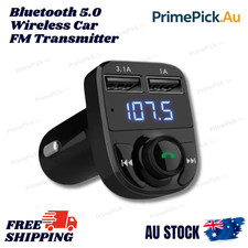 Bluetooth 5.0 Wireless Car FM Transmitter MP3 Player Radio 2 USB Charger Adapte Car Transmitters price