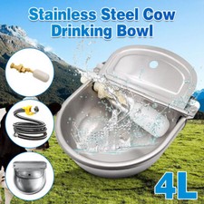 Automatic Stainless Steel Water Bowl 4L Auto Fill Drinking Trough for animals Watering Trough price