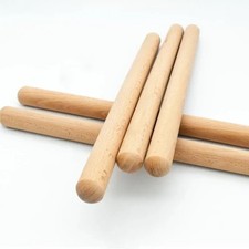 Wooden Claves Rhythm Sticks Percussion Instrument Kids Music Learning Toy Set!! Toy Musical Instruments price