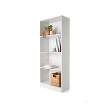 4 Tier Shelf Display Bookshelf Bookcase Storage White Rack Wooden Shelving AU Bookcase price