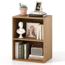 Floor Standing 2-Cube Bookcase with 5-Position Adjustable Shelf for Home Office Bookcase price