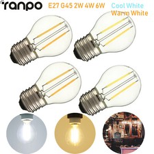 Vintage Retro G45 LED Filament Light Bulb 220V E27 2W 4W 6W Energy Saving HL733 Energy-Saving Bulb price