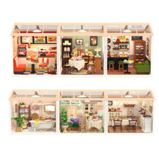 Rolife 6Kits New Super Store DIY Miniature House Building Toys Adult Gifts Toy Houses price