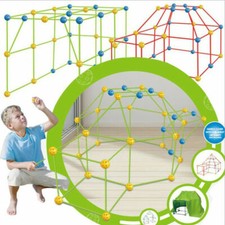 175pcs Kids Construction Fort Building Kit Castles 3D Play House Tent Toy Gift Toy Houses price