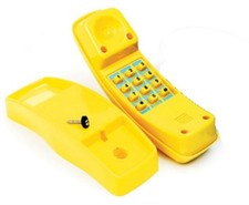 Cubby House Telephone YELLOW Play Equipment Playground Toy Phone Toddler Toy Houses price