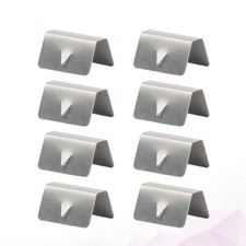 8 Pcs Wind Deflectors Stainless Steel Clips Rain Deflectors Channel for Car Car Wind Deflectors price