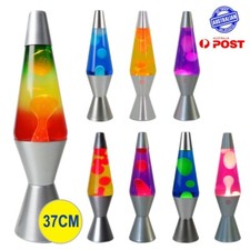 Lava Lamp 37cm Night Light Decor Various Colours Party Silver Base Large AUS Decorative Lamp price